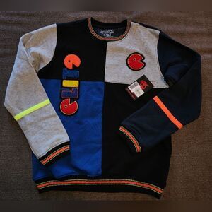 NWT Elite Premium Denim Pac Man crew neck
